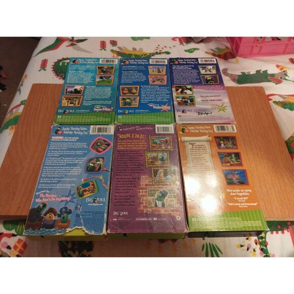 VeggieTales VHS Tapes Lot Of 6.  Big Idea. Christian - Picture 2 of 6